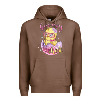 Chestnut groovy chick easter Premium Hoodie - MaliasSmallBusiness