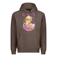 Coffee groovy chick easter Premium Hoodie - MaliasSmallBusiness