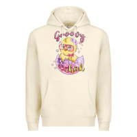 Sandshell groovy chick easter Premium Hoodie - MaliasSmallBusiness