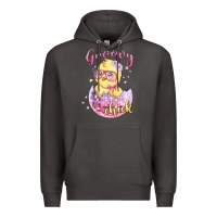 Smoke groovy chick easter Premium Hoodie - MaliasSmallBusiness