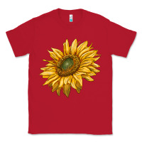 Red sunflower Classic Tee - RanaPortraitStore