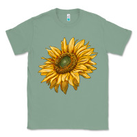 Sage sunflower Classic Tee - RanaPortraitStore