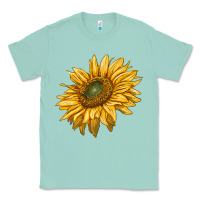 Seafoam sunflower Classic Tee - RanaPortraitStore