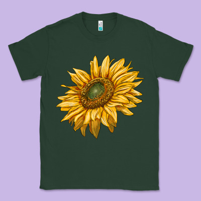 Sunflower Classic Tee Designed By Ranaportraitstore