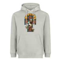 Moon Dust leopard cross  sunflower Heavyweight Hoodie - JahusDesignShop