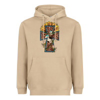 Mushroom leopard cross  sunflower Heavyweight Hoodie - JahusDesignShop
