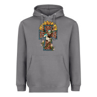 Storm leopard cross  sunflower Heavyweight Hoodie - JahusDesignShop