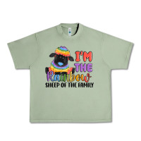 Oil Green i'm the rainbow sheep of the family Urban Heavy Tee - MaliasSmallBusiness