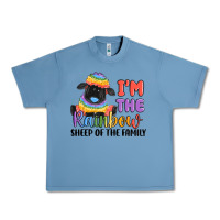 Pebble Blue i'm the rainbow sheep of the family Urban Heavy Tee - MaliasSmallBusiness