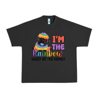 Pigment Black i'm the rainbow sheep of the family Urban Heavy Tee - MaliasSmallBusiness