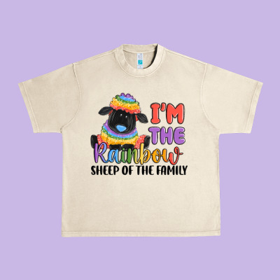 Urban Heavy Tee i'm the rainbow sheep of the family