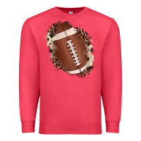 Cardinal football cowhide leopard patch Premium Sweatshirt - JahusDesignShop