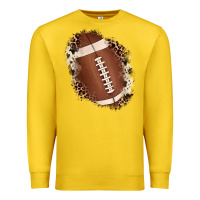Lemon football cowhide leopard patch Premium Sweatshirt - JahusDesignShop