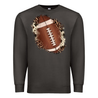 Smoke football cowhide leopard patch Premium Sweatshirt - JahusDesignShop