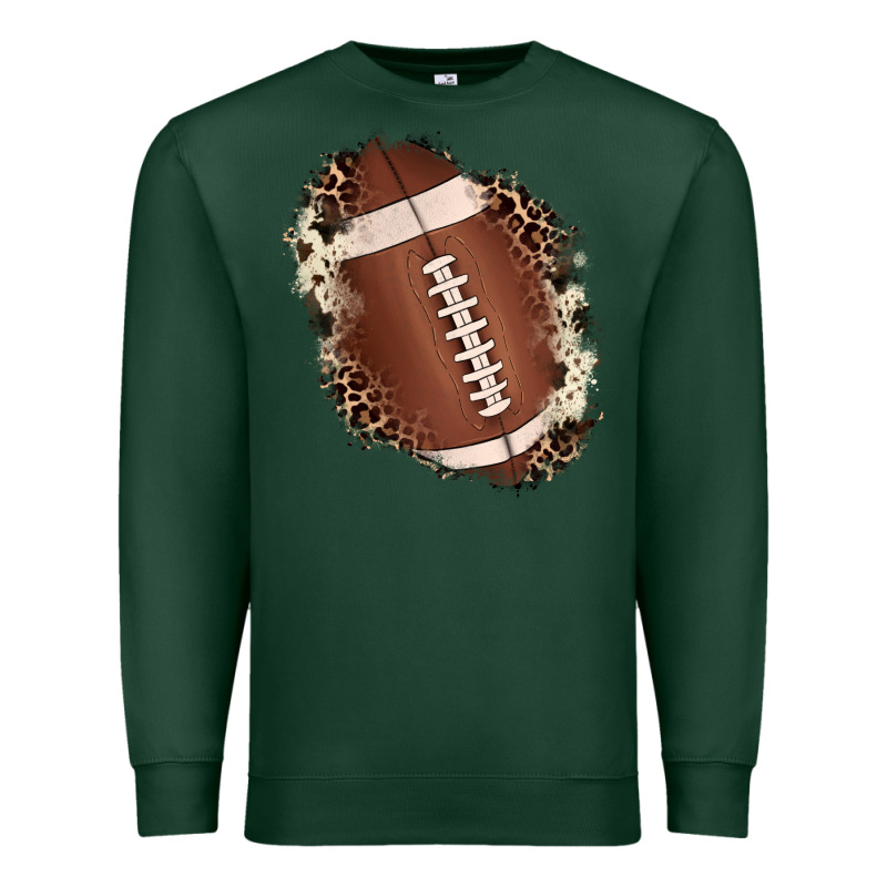 Football Cowhide Leopard Patch Premium Sweatshirt by JahusDesignShop | Teevron