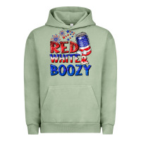Pigment Oil Green red white boozy Urban Hoodie - NancyCooperArtShop