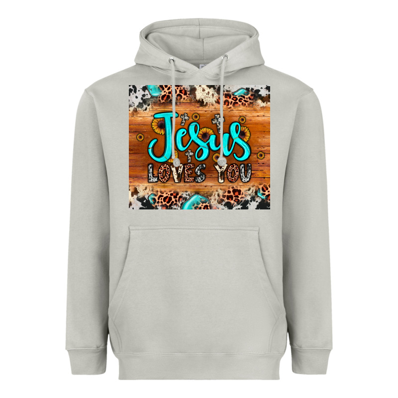 Jesus Loves You Heavyweight Hoodie by JahusDesignShop | Teevron