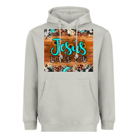 Moon Dust jesus loves you Heavyweight Hoodie - JahusDesignShop