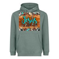 Sage jesus loves you Heavyweight Hoodie - JahusDesignShop