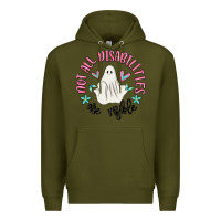 Army Green not all disabilities are visible Premium Hoodie - MaliasSmallBusiness