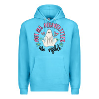 Ocean Blue not all disabilities are visible Premium Hoodie - MaliasSmallBusiness