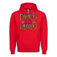 Red cinco de mayo Zipper Hoodie - CTS Tumbler Store