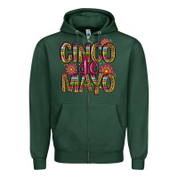 Sports Green cinco de mayo Zipper Hoodie - CTS Tumbler Store