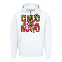 White cinco de mayo Zipper Hoodie - CTS Tumbler Store
