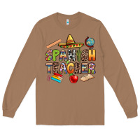 Toasted Coconut spanish teacher Long Sleeve Tee - texasbilliewilder