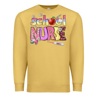 Antique Gold school nurse Premium Sweatshirt - BundleAndBundleShop