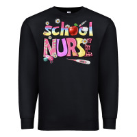 Black school nurse Premium Sweatshirt - BundleAndBundleShop