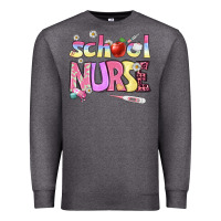 Charcoal Heather school nurse Premium Sweatshirt - BundleAndBundleShop