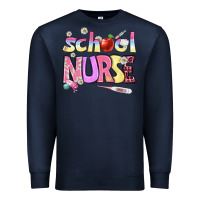 Navy school nurse Premium Sweatshirt - BundleAndBundleShop
