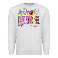 Oatmeal Heather school nurse Premium Sweatshirt - BundleAndBundleShop