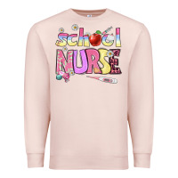 Pale Pink school nurse Premium Sweatshirt - BundleAndBundleShop