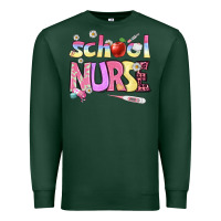 Sports Green school nurse Premium Sweatshirt - BundleAndBundleShop