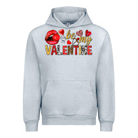 Heather Grey be my valentine Urban Hoodie - NancyCooperArtShop