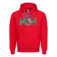 Red show mom horse Zipper Hoodie - Zillion Design Studio