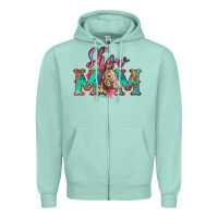 Show Mom Horse Zipper Hoodie | Teevron