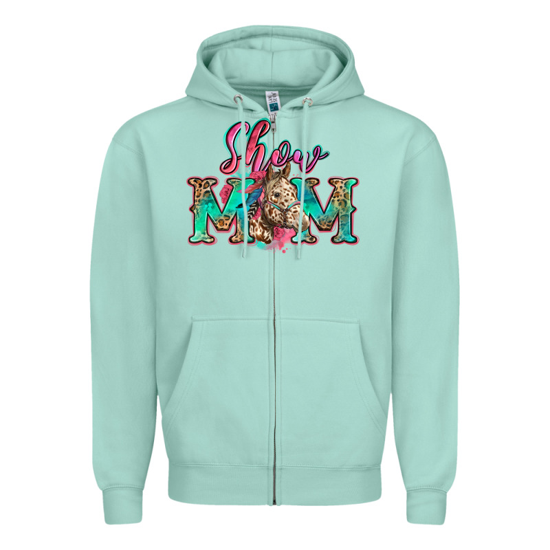 Show Mom Horse Zipper Hoodie by Zillion Design Studio | Teevron