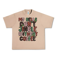 Burro my bells don't jingle without coffee Urban Heavy Tee - MaliasSmallBusiness