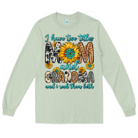 Matcha i have two titles mom and grandma and i rock them Long Sleeve Tee - Zillion Design Studio