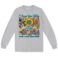 Moon Dust i have two titles mom and grandma and i rock them Long Sleeve Tee - Zillion Design Studio