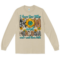 Mushroom i have two titles mom and grandma and i rock them Long Sleeve Tee - Zillion Design Studio