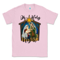 Bubblegum Pink oh holy night holy family Classic Tee - RanaPortraitStore