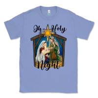 Colony Blue oh holy night holy family Classic Tee - RanaPortraitStore