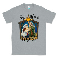 Heather Grey oh holy night holy family Classic Tee - RanaPortraitStore