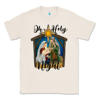 Natural oh holy night holy family Classic Tee - RanaPortraitStore