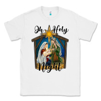 White oh holy night holy family Classic Tee - RanaPortraitStore