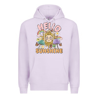 Lilac hello sunshine Premium Hoodie - MaliasSmallBusiness
